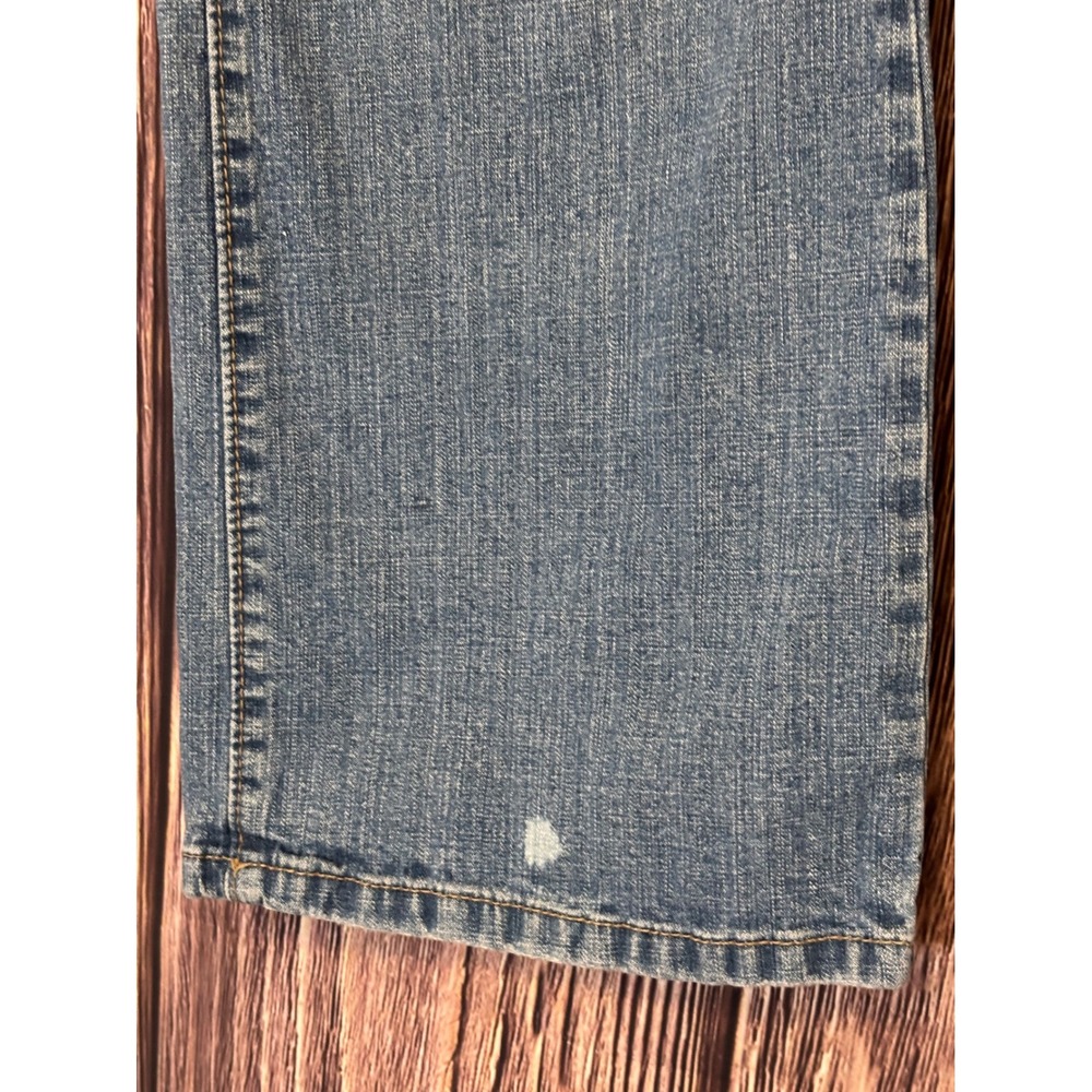 J6 Premium Jeans Women Flare Bootcut Light Wash Embroidered Pockets Size 14 - Picture 11 of 16